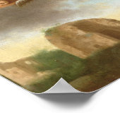 Die Aussicht auf die Jungfrau Poster (Ecke)