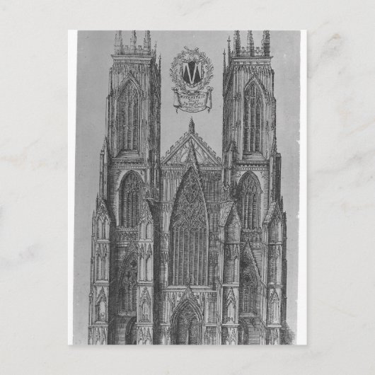 Die Aussicht auf die Kirche des Hl. Peter Postkarte (Vorderseite)