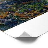 Die Aussicht auf die Küste mit der Bucht von Claud Poster (Ecke)