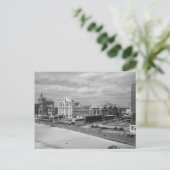 Die Aussicht auf die Promenade von Atlantic City Postkarte (Stehend Vorderseite)