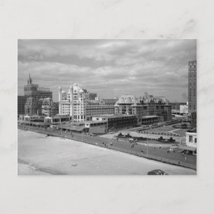 Die Aussicht auf die Promenade von Atlantic City Postkarte