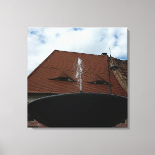 Die Aussicht auf die Stadt Leinwanddruck