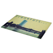 Die Aussicht auf Frankfurt und den Fluss Schneidebrett (Ecke)