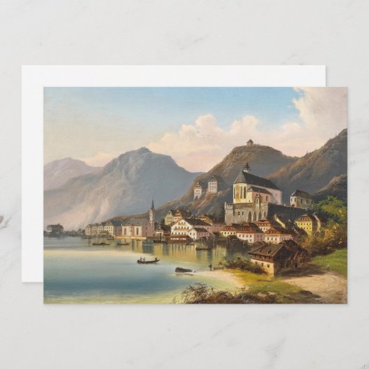 Die Aussicht auf Hallstatt | Johann Wilhelm Jankow (Vorne/Hinten)