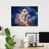 Die Aussicht auf Jesus Christus Poster (Heimbüro)