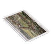 Die Aussicht auf Nottingham aus dem Osten graviert Magnet (Rechte Seite)