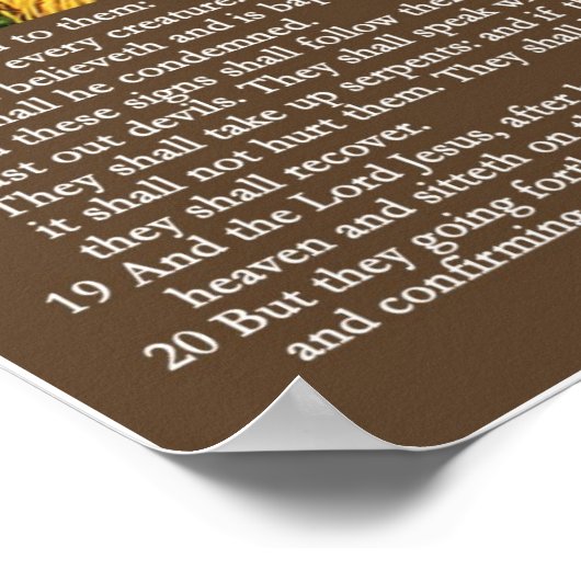 Die Aussicht auf unser Lord Poster (Ecke)