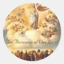 Die Aussicht auf unseren Herrn Runder Aufkleber