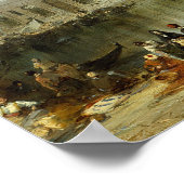 Die Aussicht auf Venedig Poster (Ecke)