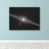 Die Aussicht aus der Nähe Leinwanddruck (Insitu (Holzboden))
