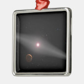 Die Aussicht aus der Nähe Silbernes Ornament (Links)