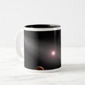 Die Aussicht aus der Nähe Zweifarbige Tasse (Vorderseite Links)