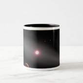 Die Aussicht aus der Nähe Zweifarbige Tasse (Mittel)