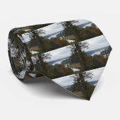 Die Aussicht, der Herbst am Arrowhad-See Krawatte (Gerollt)