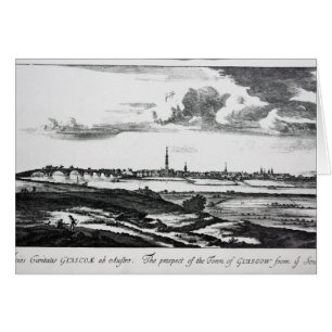 Die Aussicht der Stadt von Glasgow