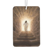 Die Aussicht - Jesus geht ins Licht Autolufterfrischer (Rückseite)