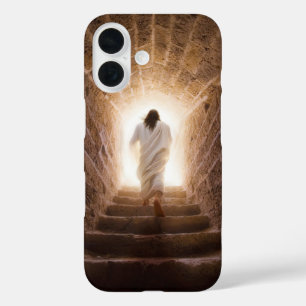 Die Aussicht - Jesus geht ins Licht iPhone 16 Hülle