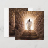 Die Aussicht - Jesus geht ins Licht Einladung (Vorne/Hinten)