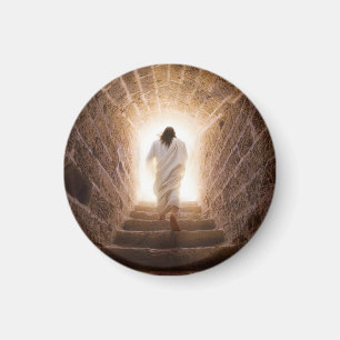 Die Aussicht - Jesus geht ins Licht Magnet