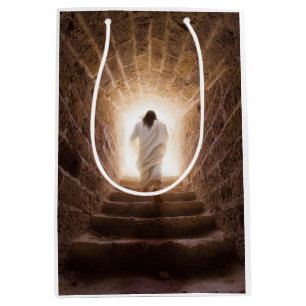 Die Aussicht - Jesus geht ins Licht Mittlere Geschenktüte