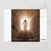 Die Aussicht - Jesus geht ins Licht Postkarte (Rückseite)