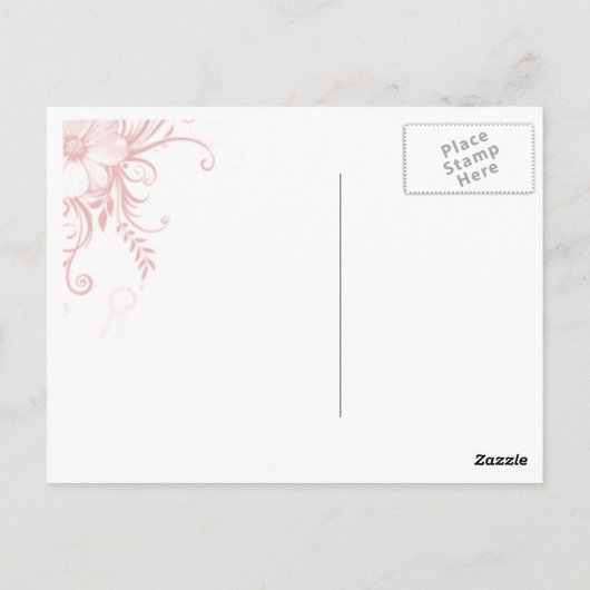 Die Aussicht Postkarte (Rückseite)