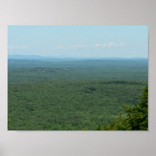 Die Aussicht vom Berg Agamenticus, Maine Poster