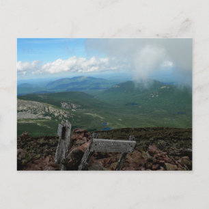 Die Aussicht vom Pamola Peak, Baxter State Park, M Postkarte