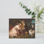 Die Aussicht vom Traum der Sommernacht Postkarte (Stehend Vorderseite)