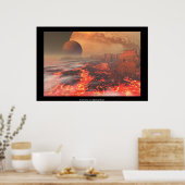 Die Aussicht von Io Poster (Küche)