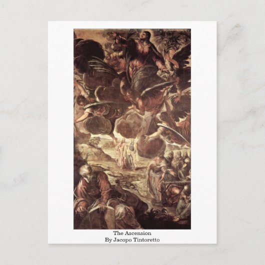 Die Aussicht von Jacopo Tintoretto Postkarte (Vorderseite)