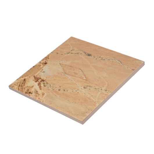 Die Aussicht von Masada Fliese (Seite)