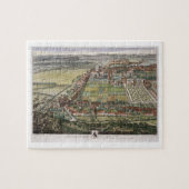 Die Aussicht von Nottingham vom Osten graviert Puzzle (Horizontal)