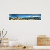 Die Aussicht von oben Poster (Küche)
