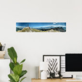 Die Aussicht von oben Poster (Heimbüro)