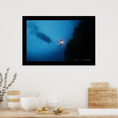 Die Aussicht von unten Poster (Küche)