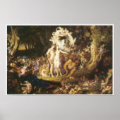 Die Aussöhnung von Oberon und Titania, 1847 Poster (Vorne)