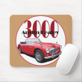 Die Austin Healey 3000 Mousepad (Mit Mouse)
