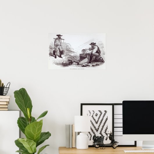 Die australischen Goldgräber Poster (Heimbüro)