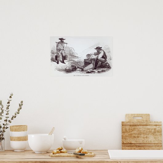 Die australischen Goldgräber Poster (Küche)
