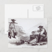 Die australischen Goldgräber Postkarte (Vorne/Hinten)