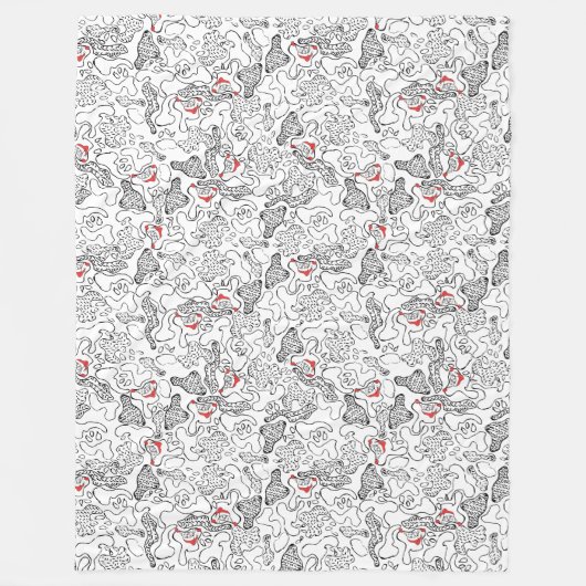 Die Auswahl der einfachen Linie Fleecedecke (Vorderseite)