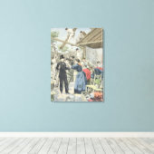 Die Ausweisung der Armen aus den Slums Leinwanddruck (Insitu (Holzboden))