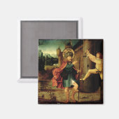 Die Ausweisung des Heiligen Roch aus Rom Magnet (Vorderseite/Rückseite)