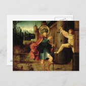 Die Ausweisung des Heiligen Roch aus Rom Postkarte (Vorne/Hinten)