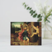 Die Ausweisung des Heiligen Roch aus Rom Postkarte (Stehend Vorderseite)