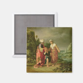Die Ausweisung von Hagar, 1612 Magnet (Vorderseite/Rückseite)