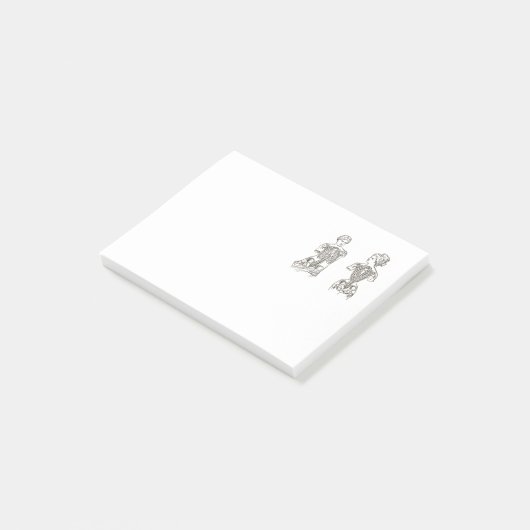 Die Auswirkung der tragenden Korsetts Post-it Klebezettel (angewinkelt)