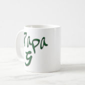 Die authentische Papag-Kaffee-Tasse Kaffeetasse (Vorderseite Links)