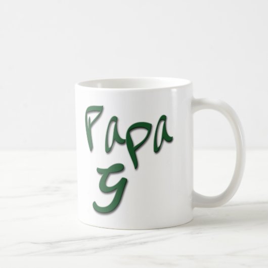 Die authentische Papag-Kaffee-Tasse Kaffeetasse (Rechts)
